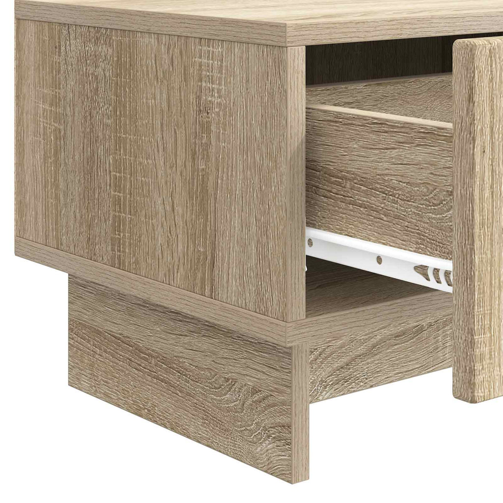 vidaXL Szafka pod telewizor z szufladą dąb Sonoma 147 x 34,5 x 30 cm