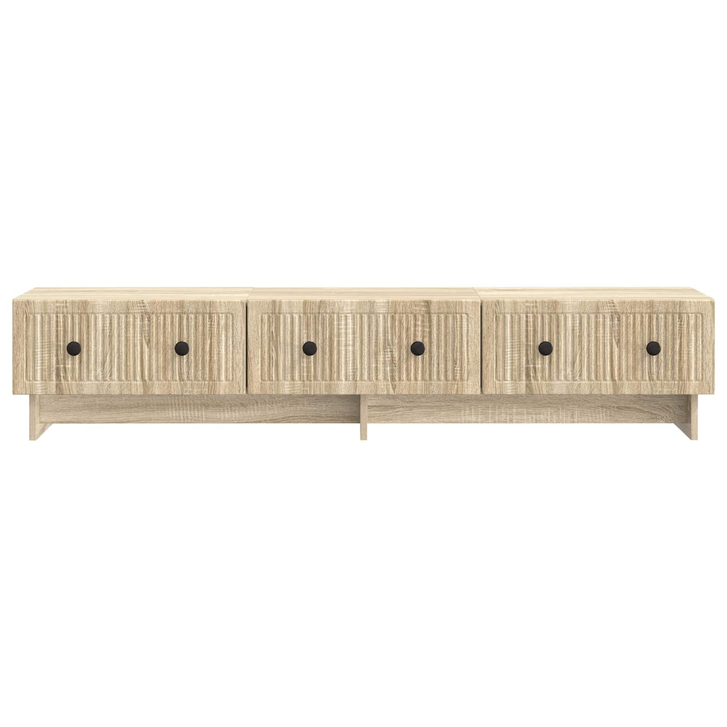vidaXL Szafka pod telewizor z szufladą dąb Sonoma 147 x 34,5 x 30 cm