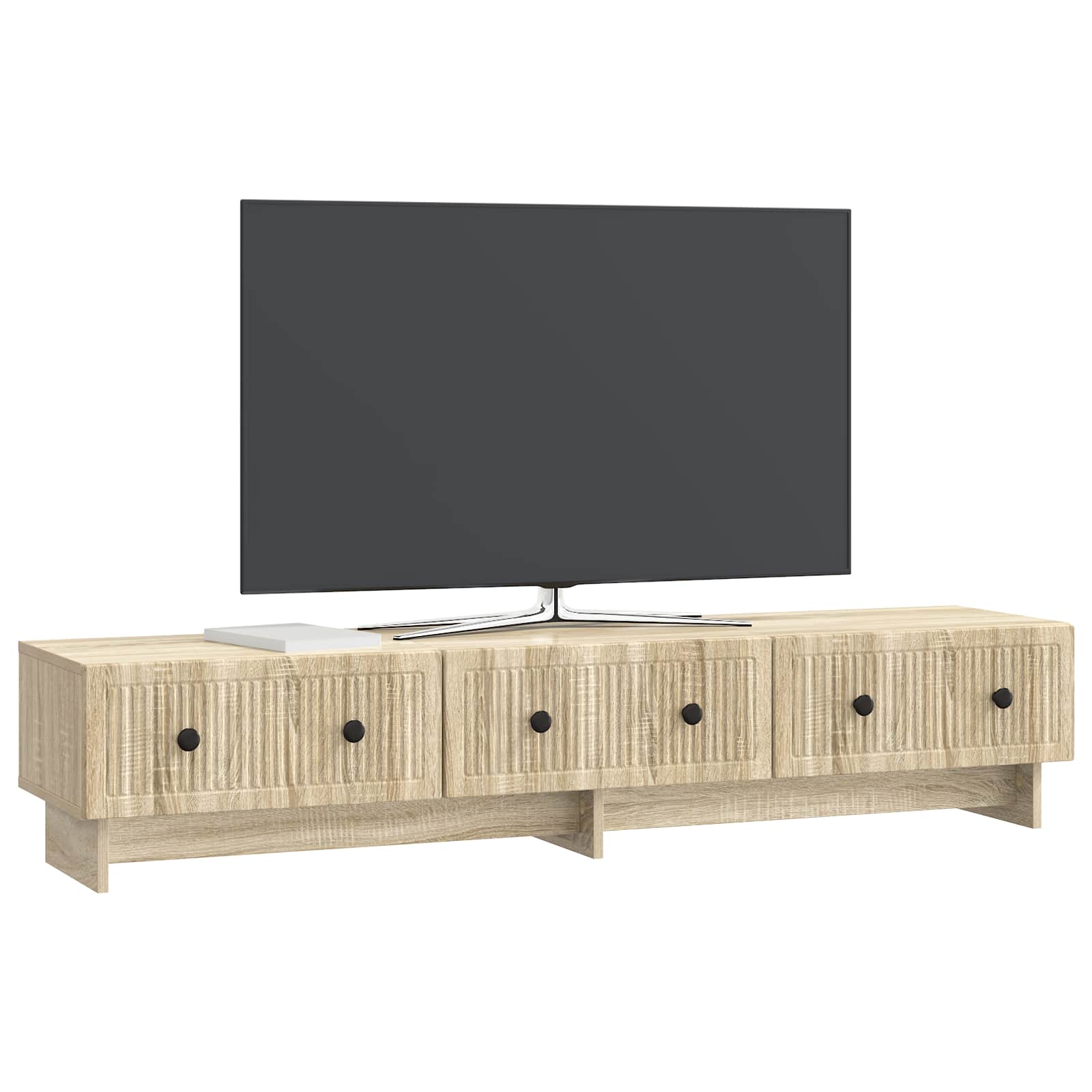 vidaXL Szafka pod telewizor z szufladą dąb Sonoma 147 x 34,5 x 30 cm