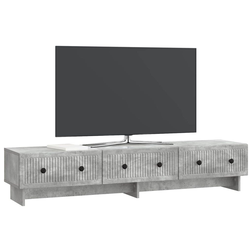 vidaXL Szafka pod telewizor Betonowy szary 147 x 34,5 x 30 cm