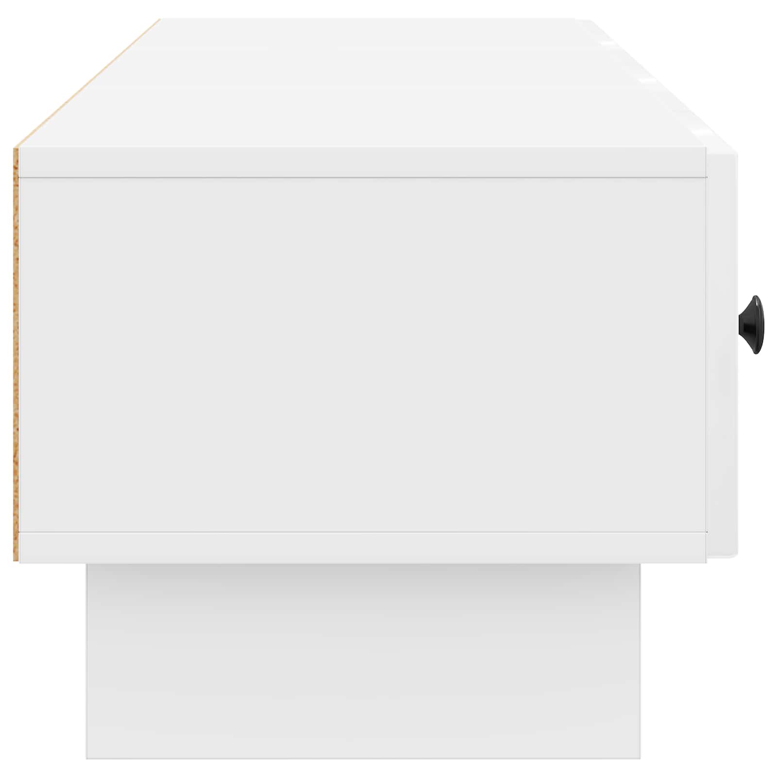 vidaXL Szafka pod telewizor Biały wysoki połysk 147 x 34,5 x 30 cm