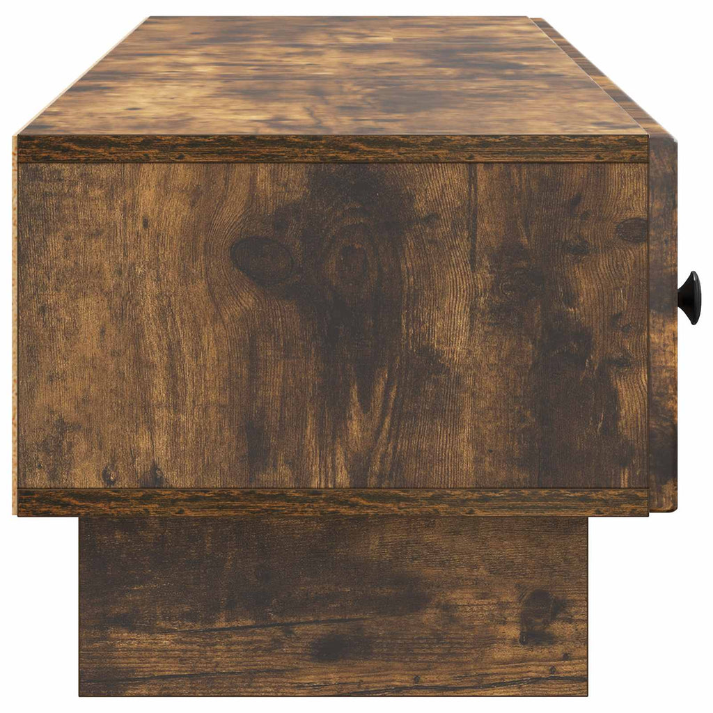 vidaXL Szafka pod telewizor z szufladą Dąb wędzony 147 x 34,5 x 30 cm