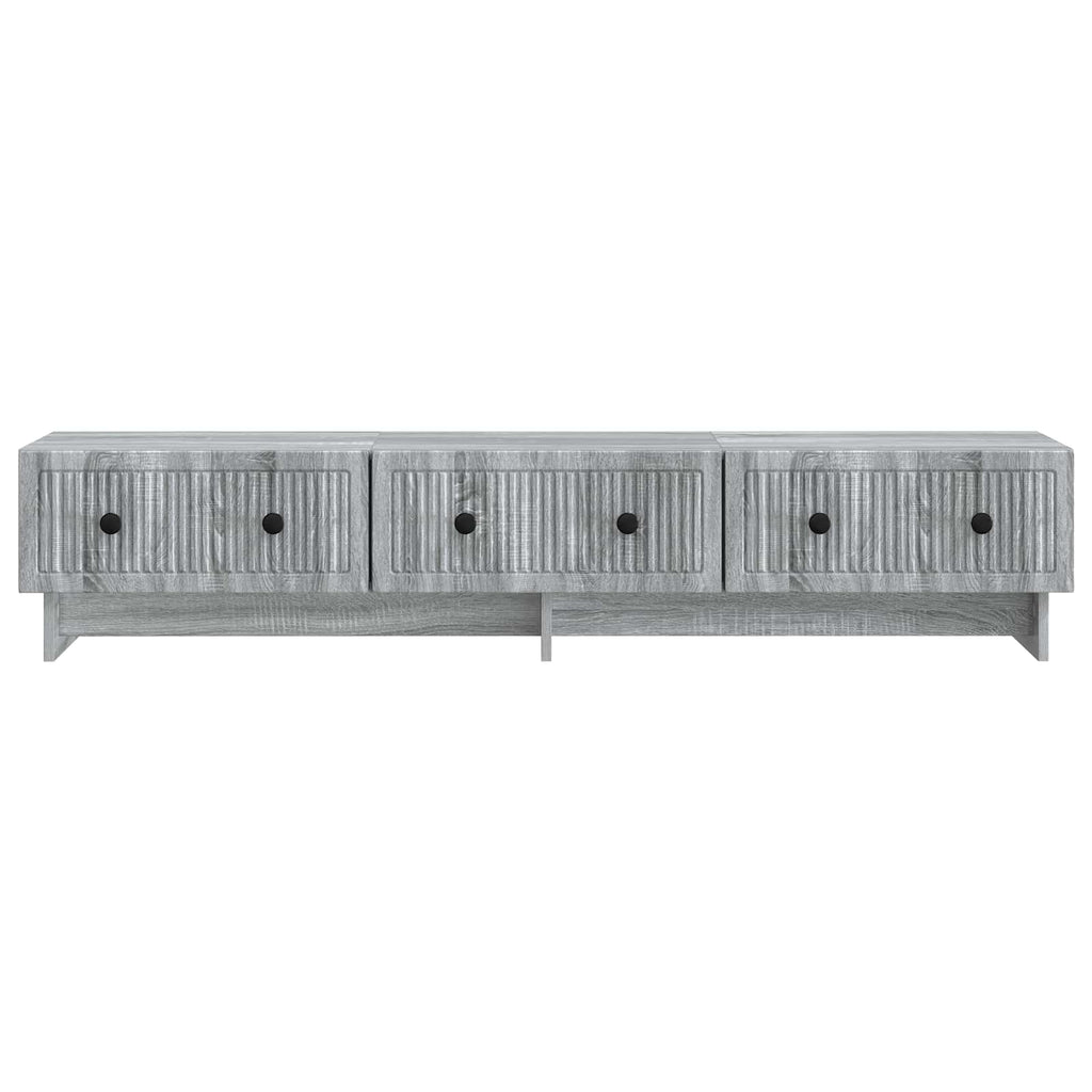 vidaXL Szafka pod telewizor z szufladą Szary Sonoma 147 x 34,5 x 30 cm