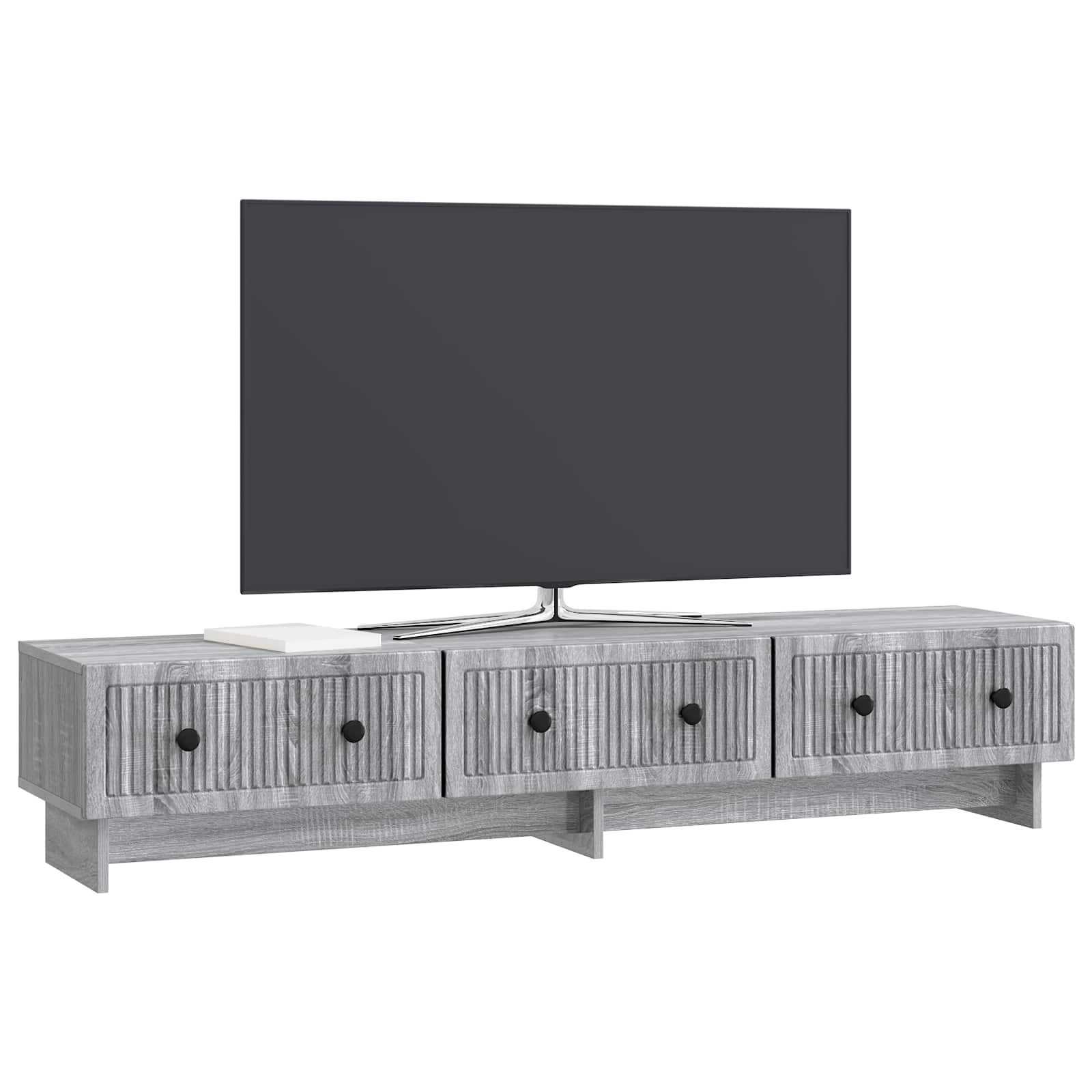 vidaXL Szafka pod telewizor z szufladą Szary Sonoma 147 x 34,5 x 30 cm