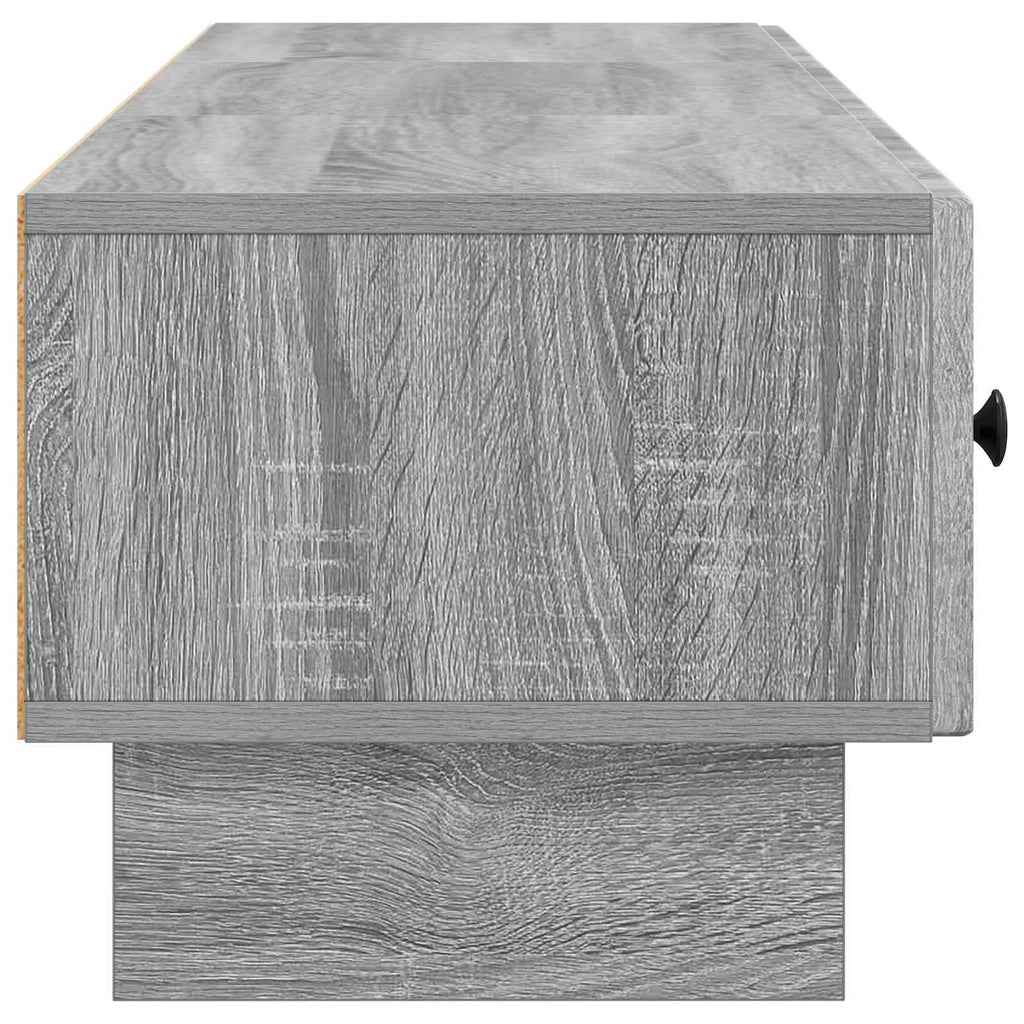 vidaXL Szafka pod telewizor z szufladą Szary Sonoma 147 x 34,5 x 30 cm