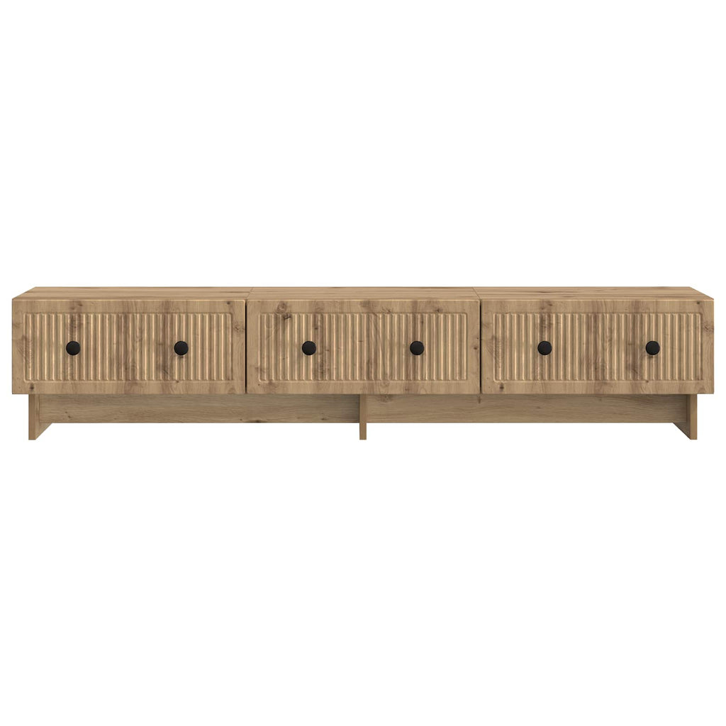 vidaXL Szafka pod telewizor z szufladą Dąb artisan 147 x 34,5 x 30 cm