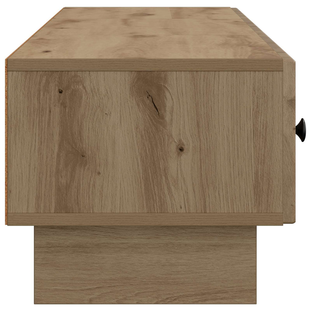 vidaXL Szafka pod telewizor z szufladą Dąb artisan 147 x 34,5 x 30 cm