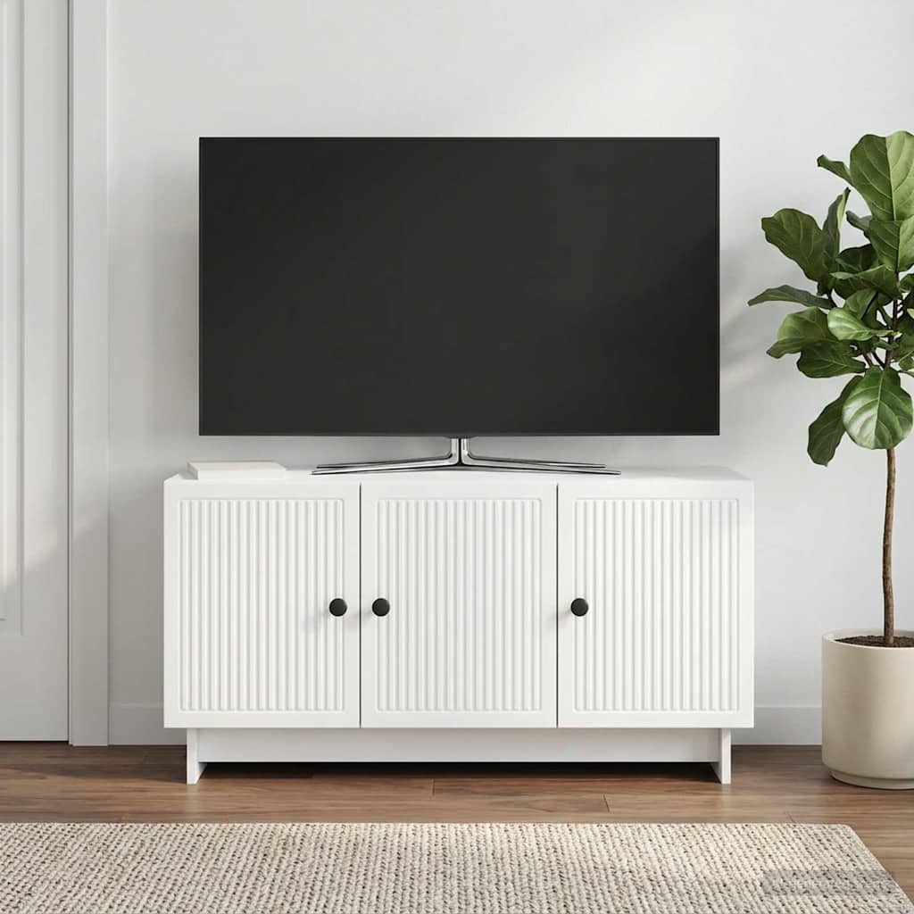 vidaXL Szafka pod telewizor Biały 99 x 34,5 x 50 cm