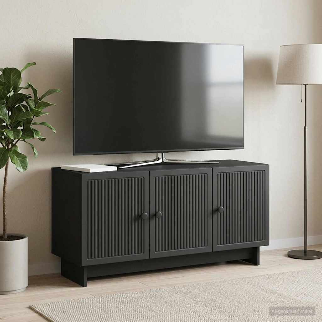 vidaXL Szafka pod telewizor Czarny 99 x 34,5 x 50 cm