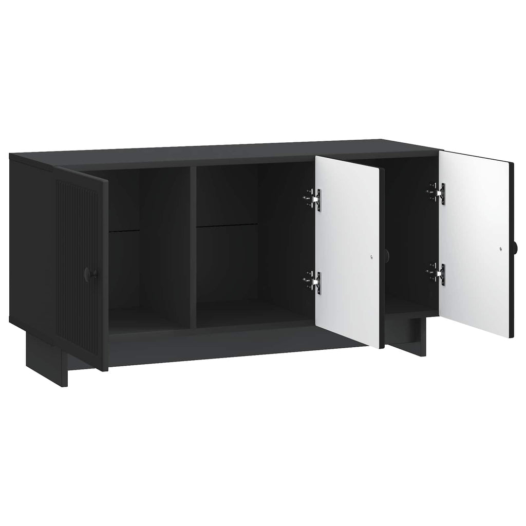 vidaXL Szafka pod telewizor Czarny 99 x 34,5 x 50 cm