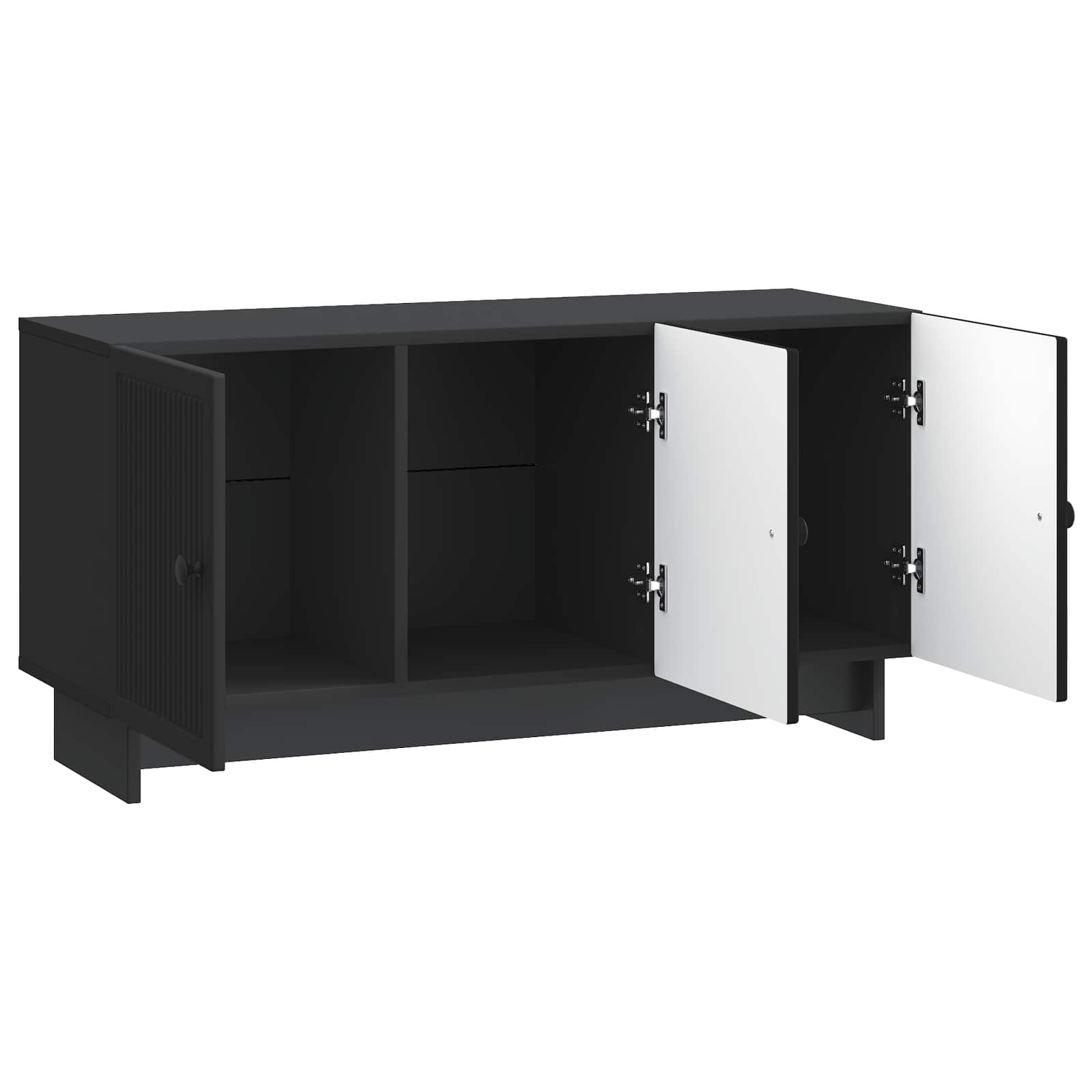 vidaXL Szafka pod telewizor Czarny 99 x 34,5 x 50 cm