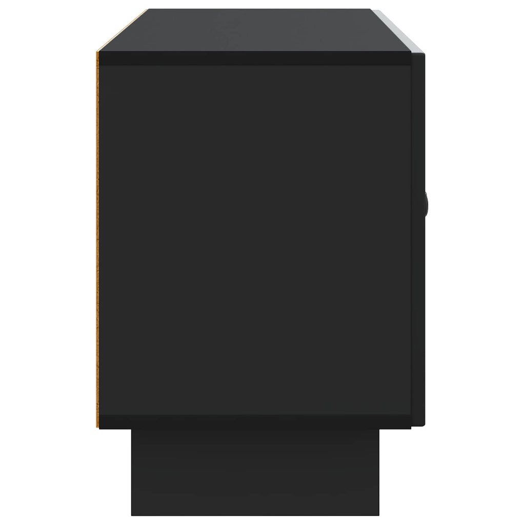 vidaXL Szafka pod telewizor Czarny 99 x 34,5 x 50 cm