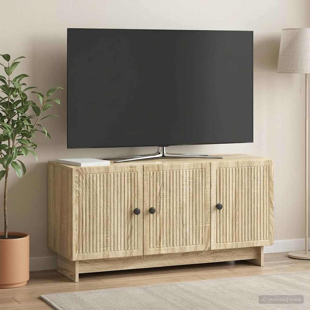 vidaXL Szafka pod telewizor dąb Sonoma 99 x 34,5 x 50 cm