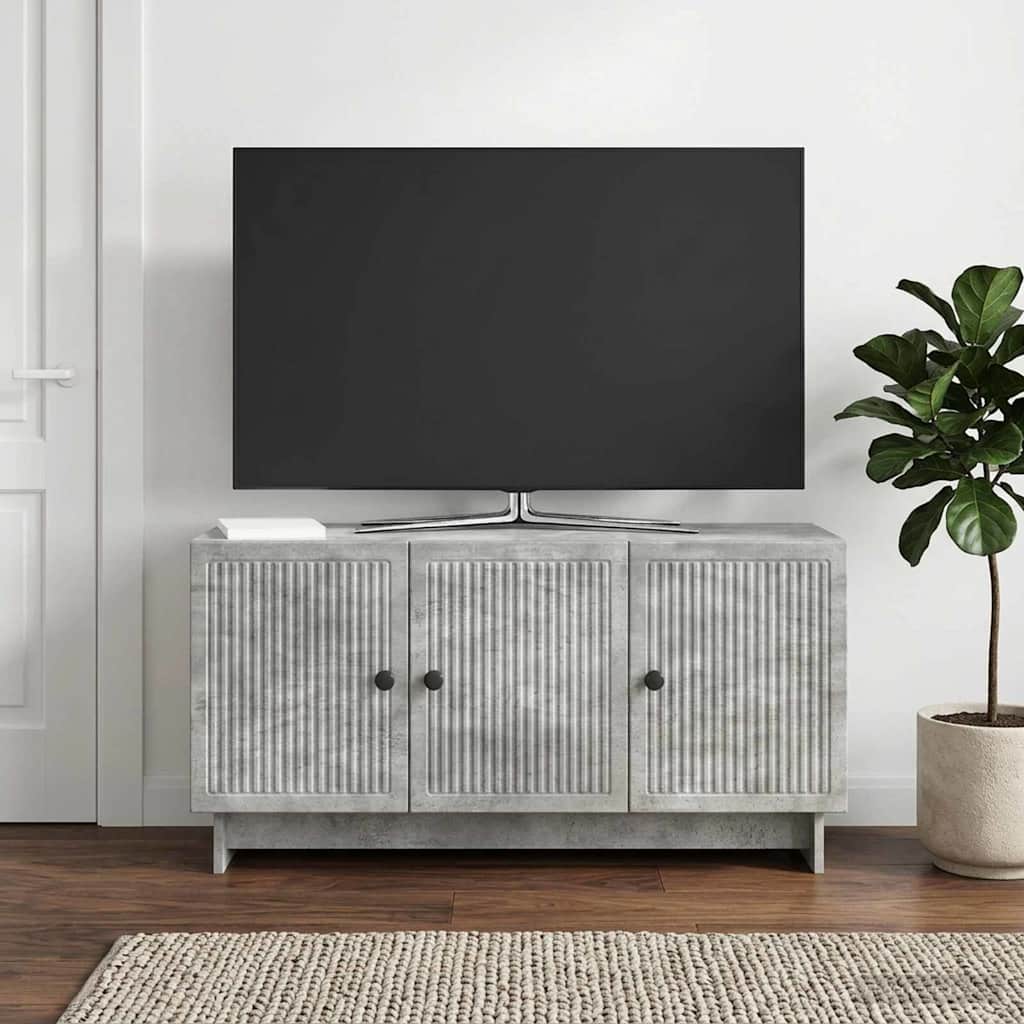 vidaXL Szafka pod telewizor Betonowy szary 99 x 34,5 x 50 cm