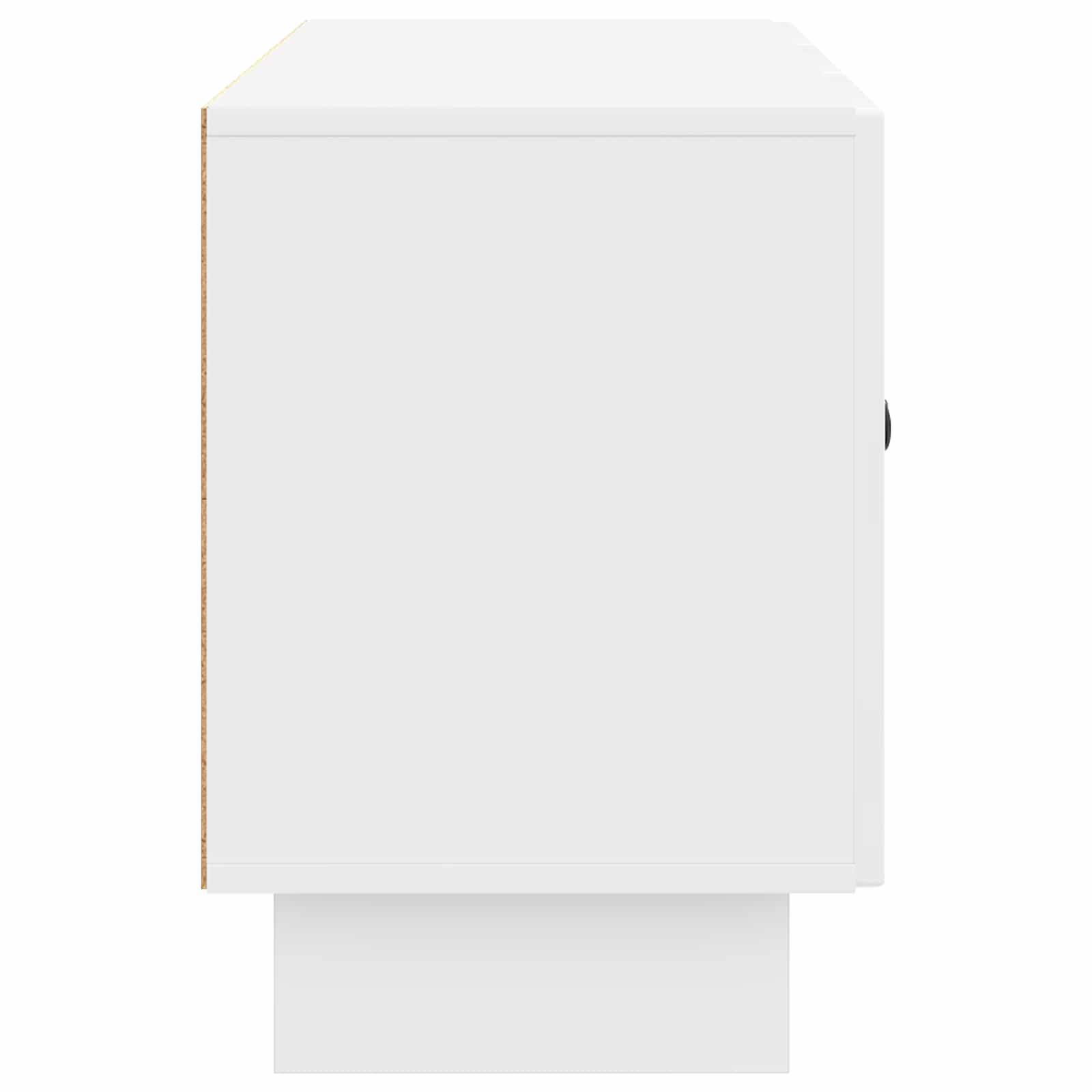 vidaXL Szafka pod telewizor Biały wysoki połysk 99 x 34,5 x 50 cm