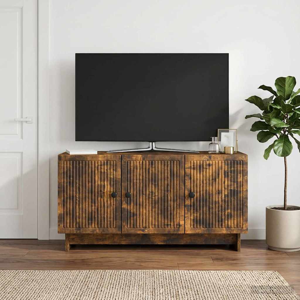vidaXL Szafka pod telewizor Dąb wędzony 99 x 34,5 x 50 cm