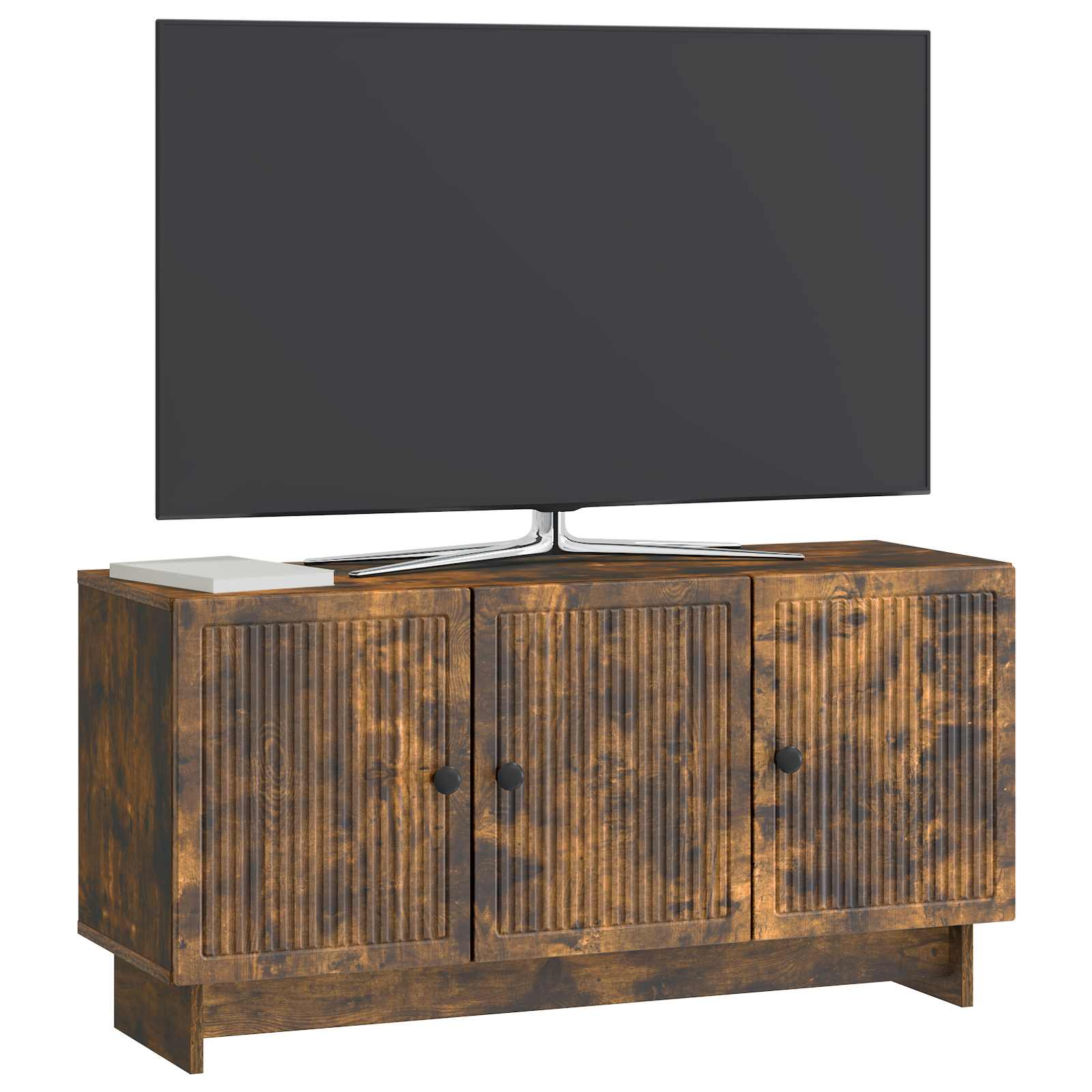 vidaXL Szafka pod telewizor Dąb wędzony 99 x 34,5 x 50 cm