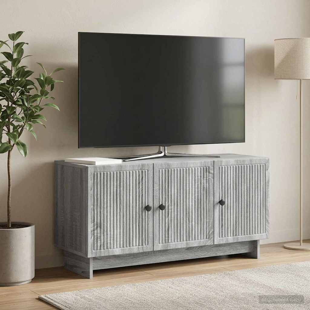 vidaXL Szafka pod telewizor Szary Sonoma 99 x 34,5 x 50 cm