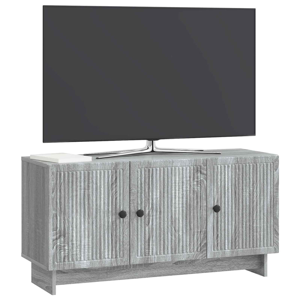 vidaXL Szafka pod telewizor Szary Sonoma 99 x 34,5 x 50 cm