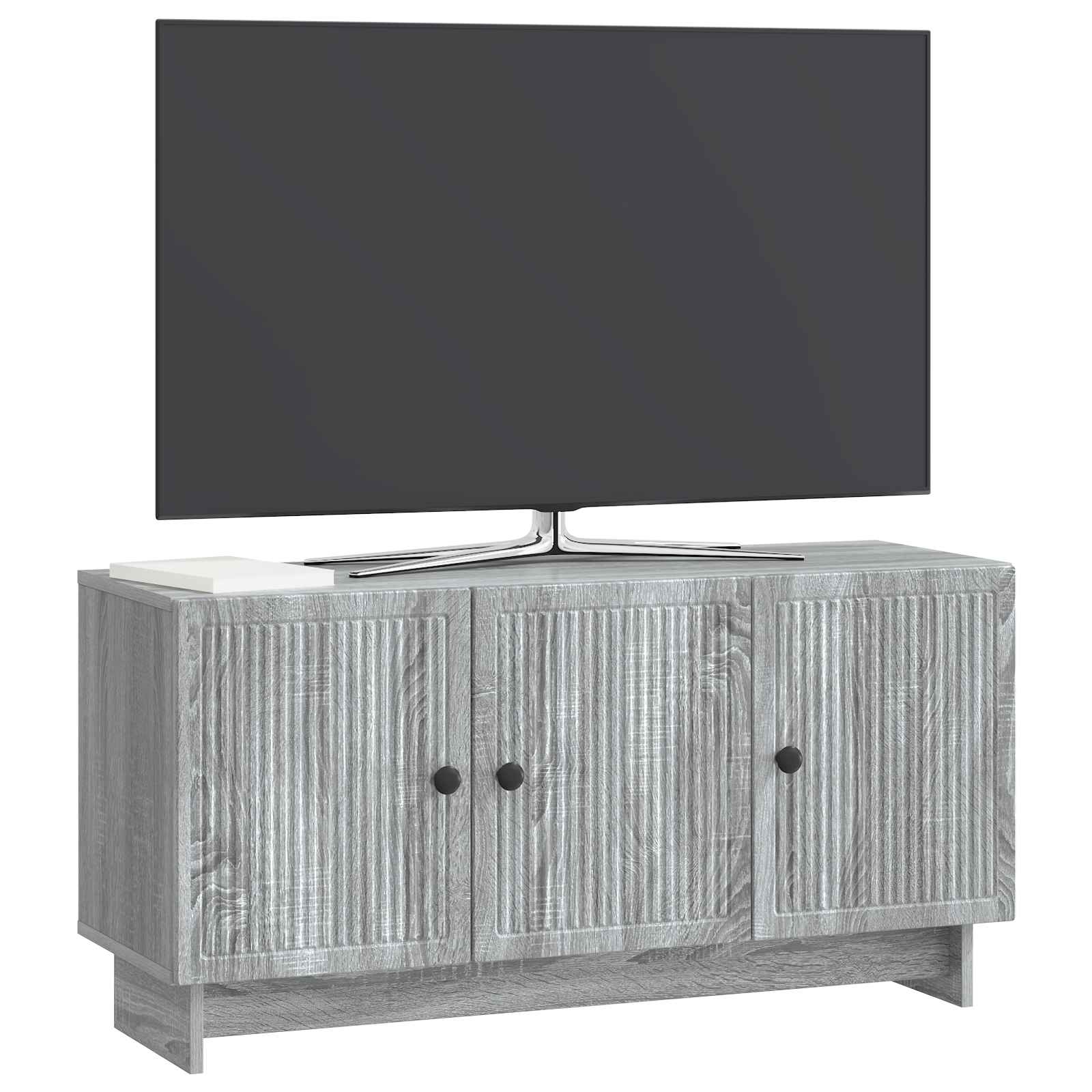 vidaXL Szafka pod telewizor Szary Sonoma 99 x 34,5 x 50 cm