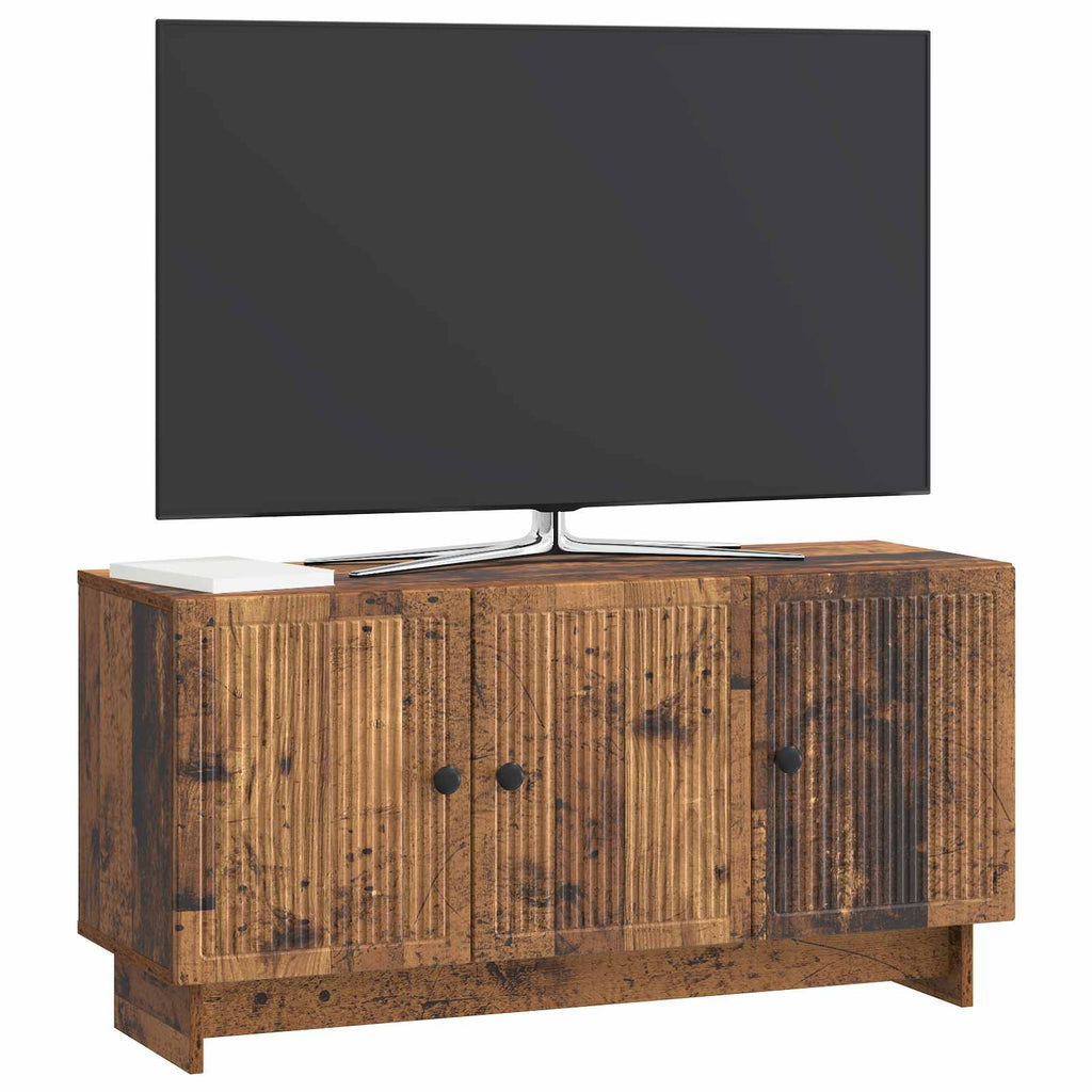 vidaXL Szafka pod telewizor Stare drewno 99 x 34,5 x 50 cm