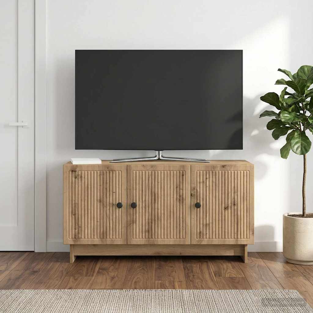 vidaXL Szafka pod telewizor 99 x 34,5 x 50 cm Dąb artisan