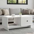 vidaXL Stolik kawowy Biały 90 x 50 x 40 cm Drewno inżynieryjne
