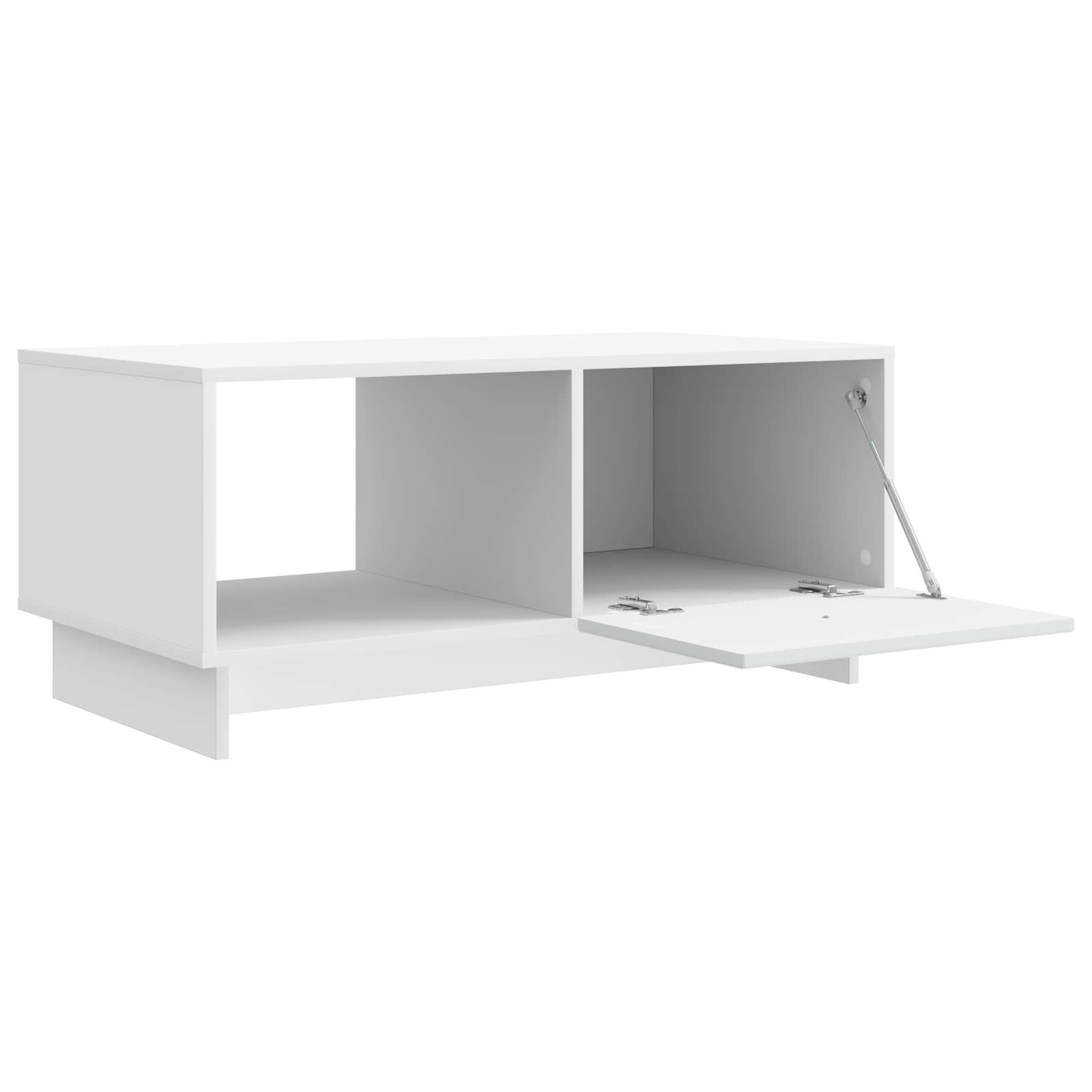vidaXL Stolik kawowy Biały 90 x 50 x 40 cm Drewno inżynieryjne