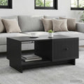 vidaXL Stolik kawowy Czarny 90 x 50 x 40 cm Drewno inżynieryjne