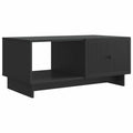 vidaXL Stolik kawowy Czarny 90 x 50 x 40 cm Drewno inżynieryjne