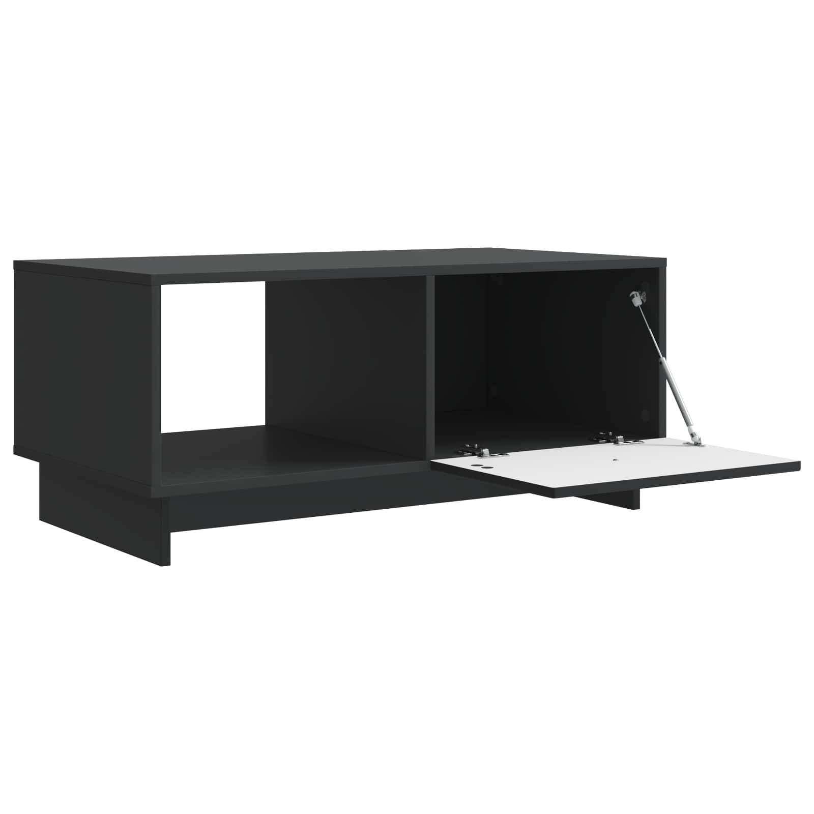 vidaXL Stolik kawowy Czarny 90 x 50 x 40 cm Drewno inżynieryjne