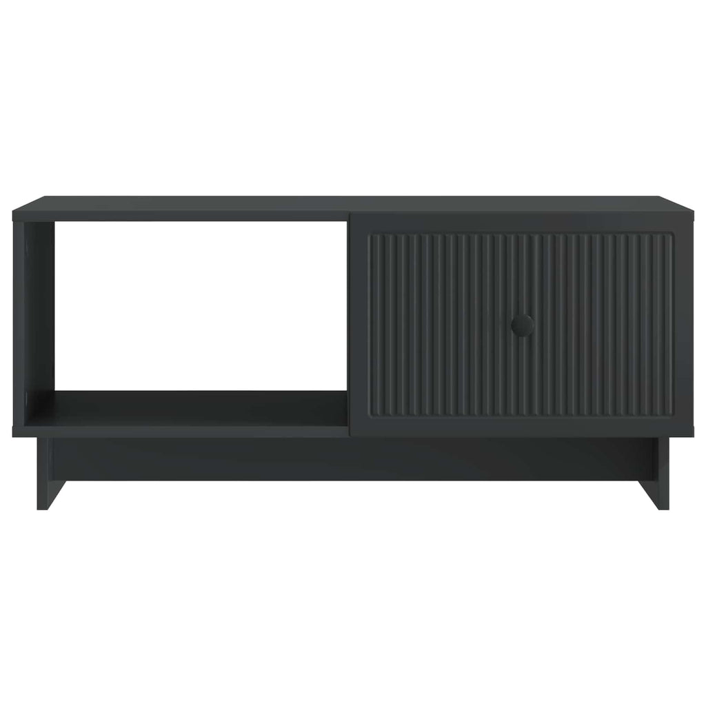 vidaXL Stolik kawowy Czarny 90 x 50 x 40 cm Drewno inżynieryjne