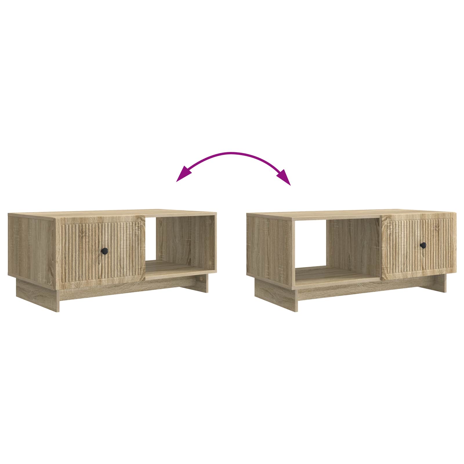 vidaXL Stolik kawowy dąb Sonoma 90 x 50 x 40 cm Drewno inżynieryjne