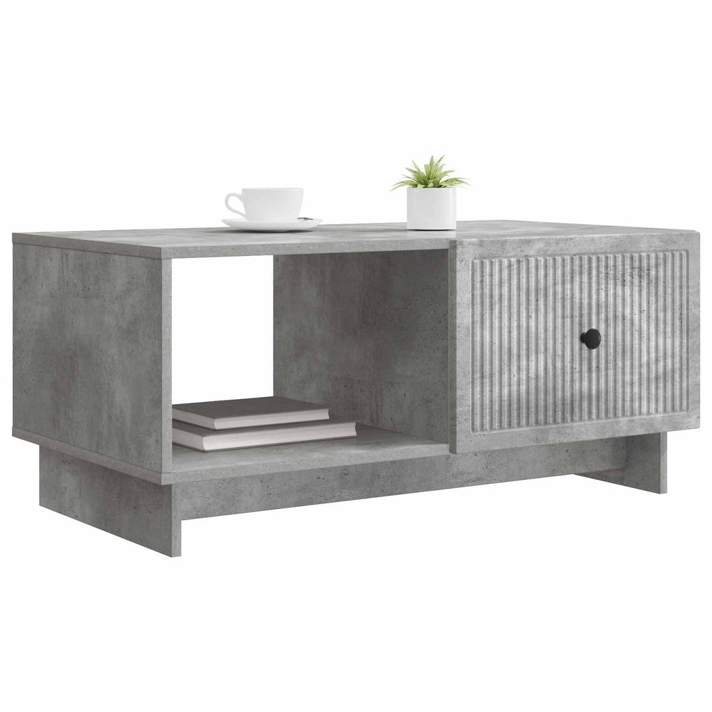 vidaXL Stolik kawowy Betonowy szary 90 x 50 x 40 cm