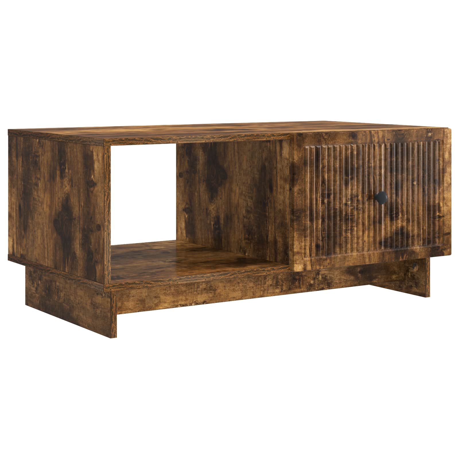 vidaXL Stolik kawowy Dąb wędzony 90 x 50 x 40 cm Drewno inżynieryjne