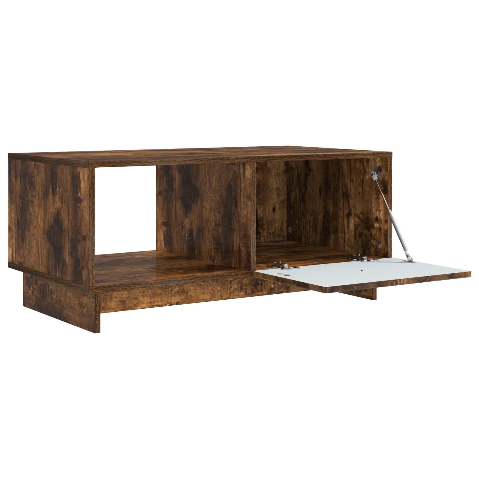 vidaXL Stolik kawowy Dąb wędzony 90 x 50 x 40 cm Drewno inżynieryjne