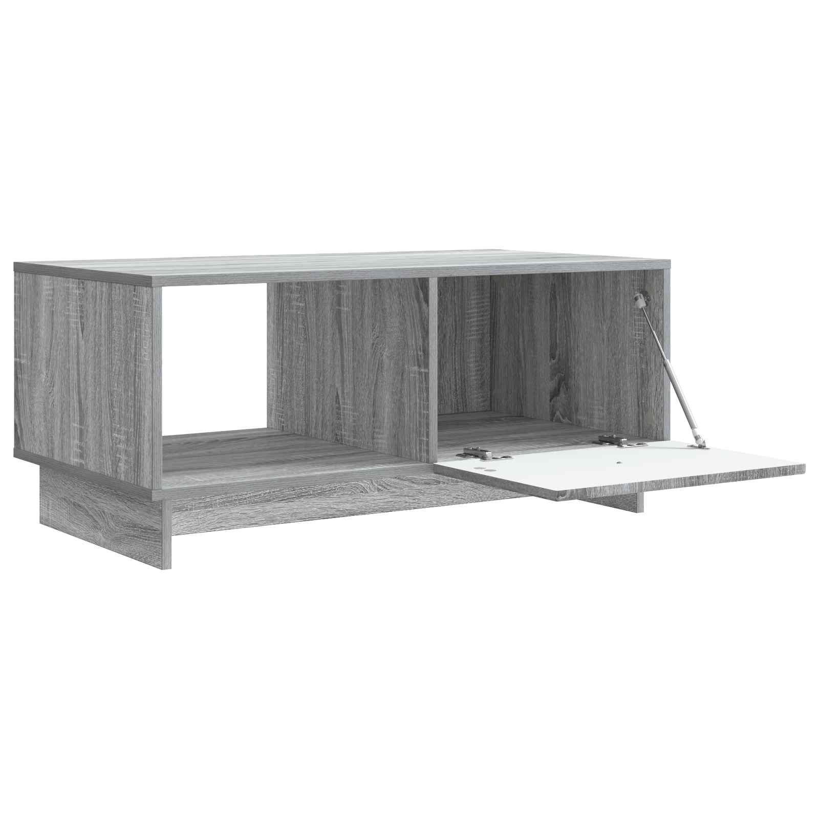 vidaXL Stolik kawowy Szary Sonoma 90 x 50 x 40 cm Drewno inżynieryjne