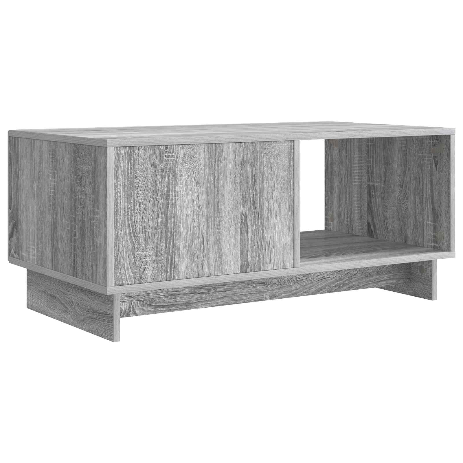 vidaXL Stolik kawowy Szary Sonoma 90 x 50 x 40 cm Drewno inżynieryjne