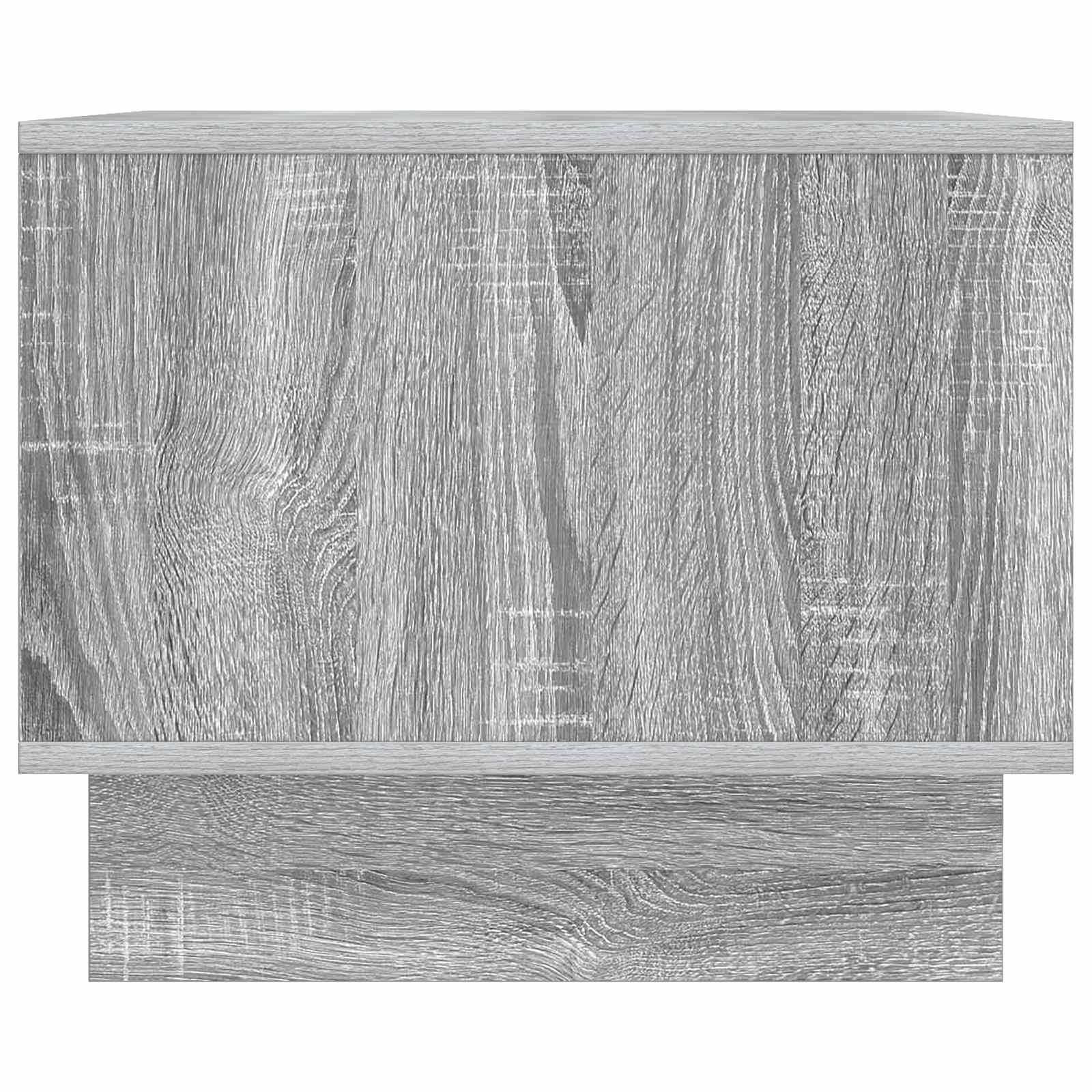 vidaXL Stolik kawowy Szary Sonoma 90 x 50 x 40 cm Drewno inżynieryjne