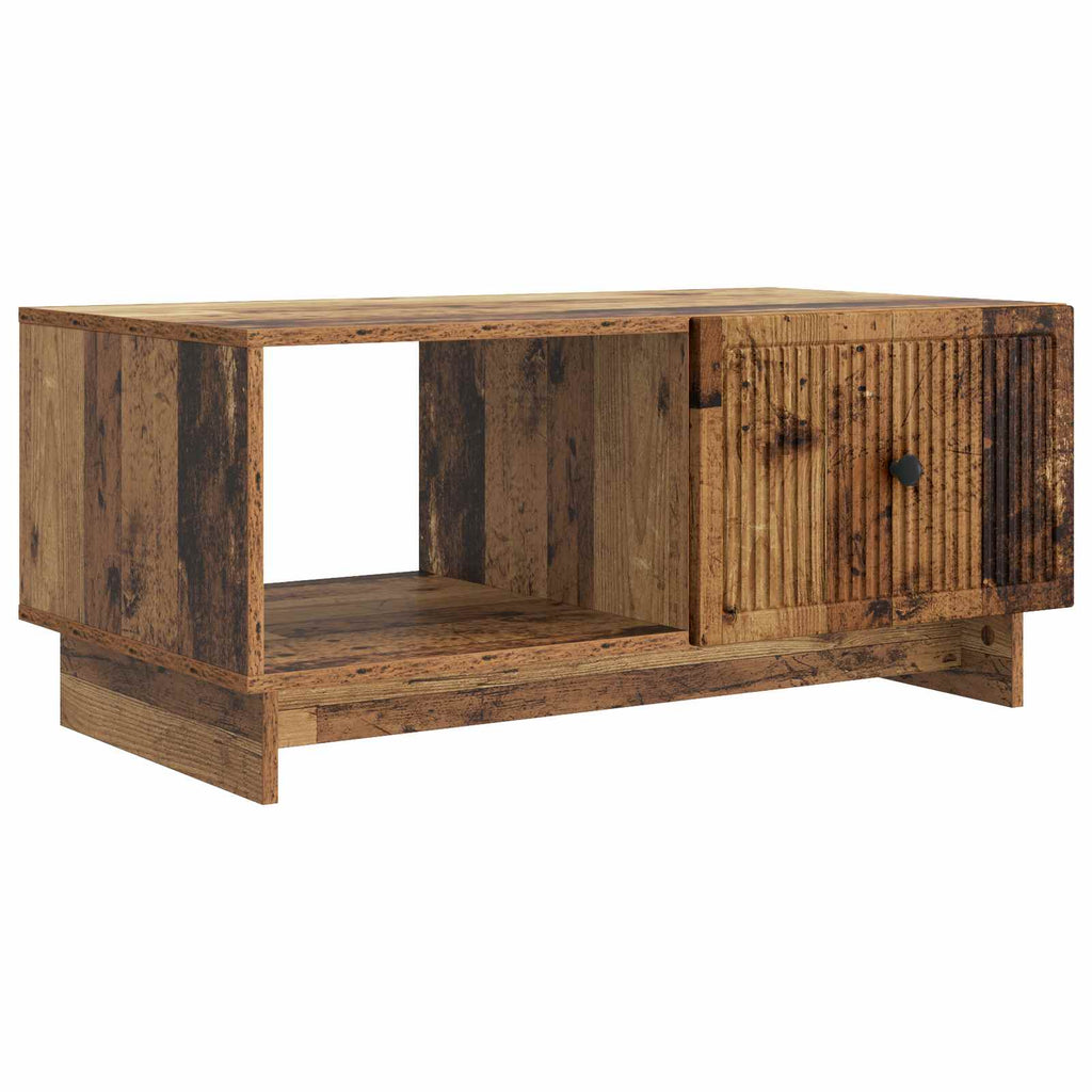 vidaXL Stolik kawowy Stare drewno 90 x 50 x 40 cm Drewno inżynieryjne