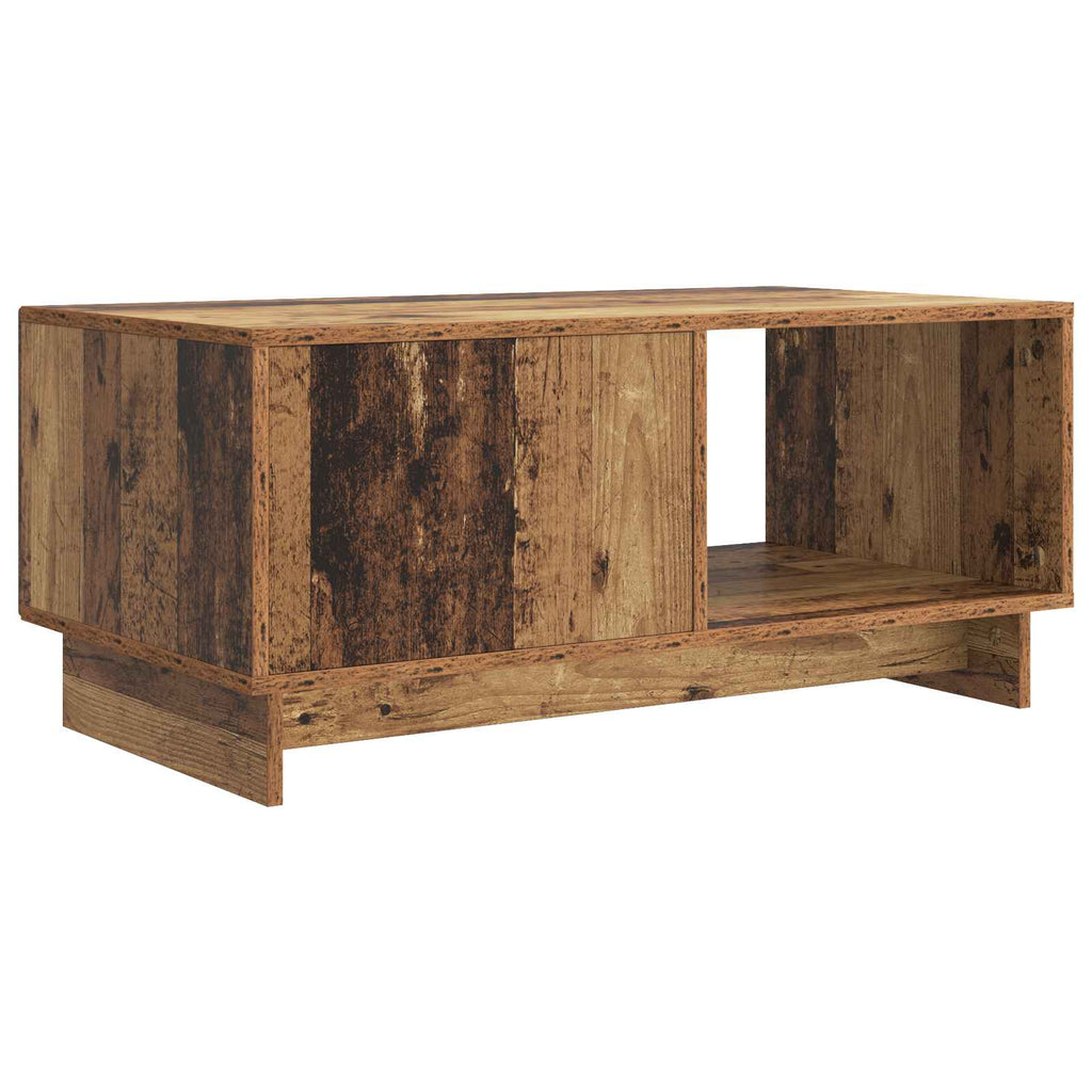 vidaXL Stolik kawowy Stare drewno 90 x 50 x 40 cm Drewno inżynieryjne