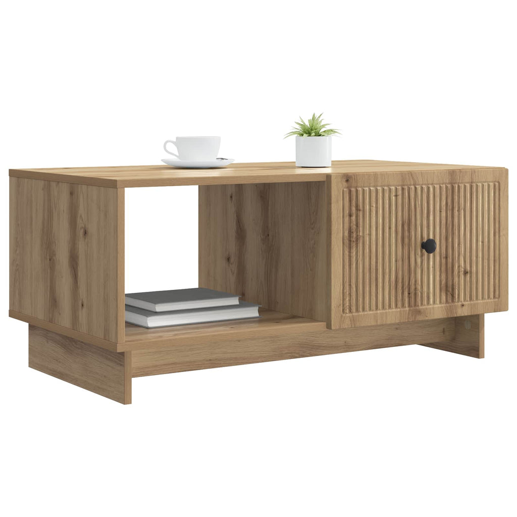 vidaXL Stolik kawowy Dąb artisan 90 x 50 x 40 cm Drewno inżynieryjne