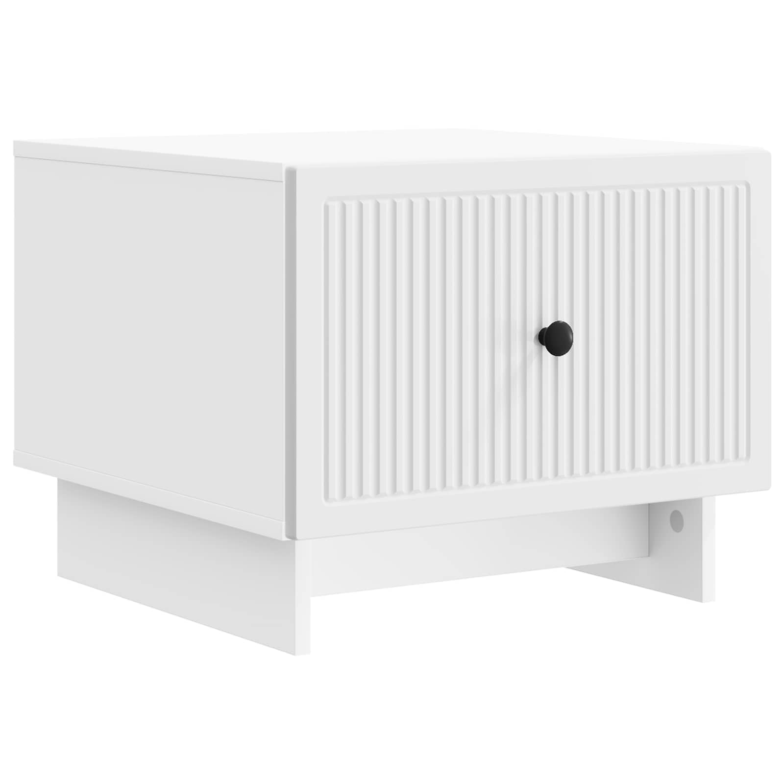 vidaXL Stolik kawowy Biały 49 x 50 x 40 cm Drewno inżynieryjne