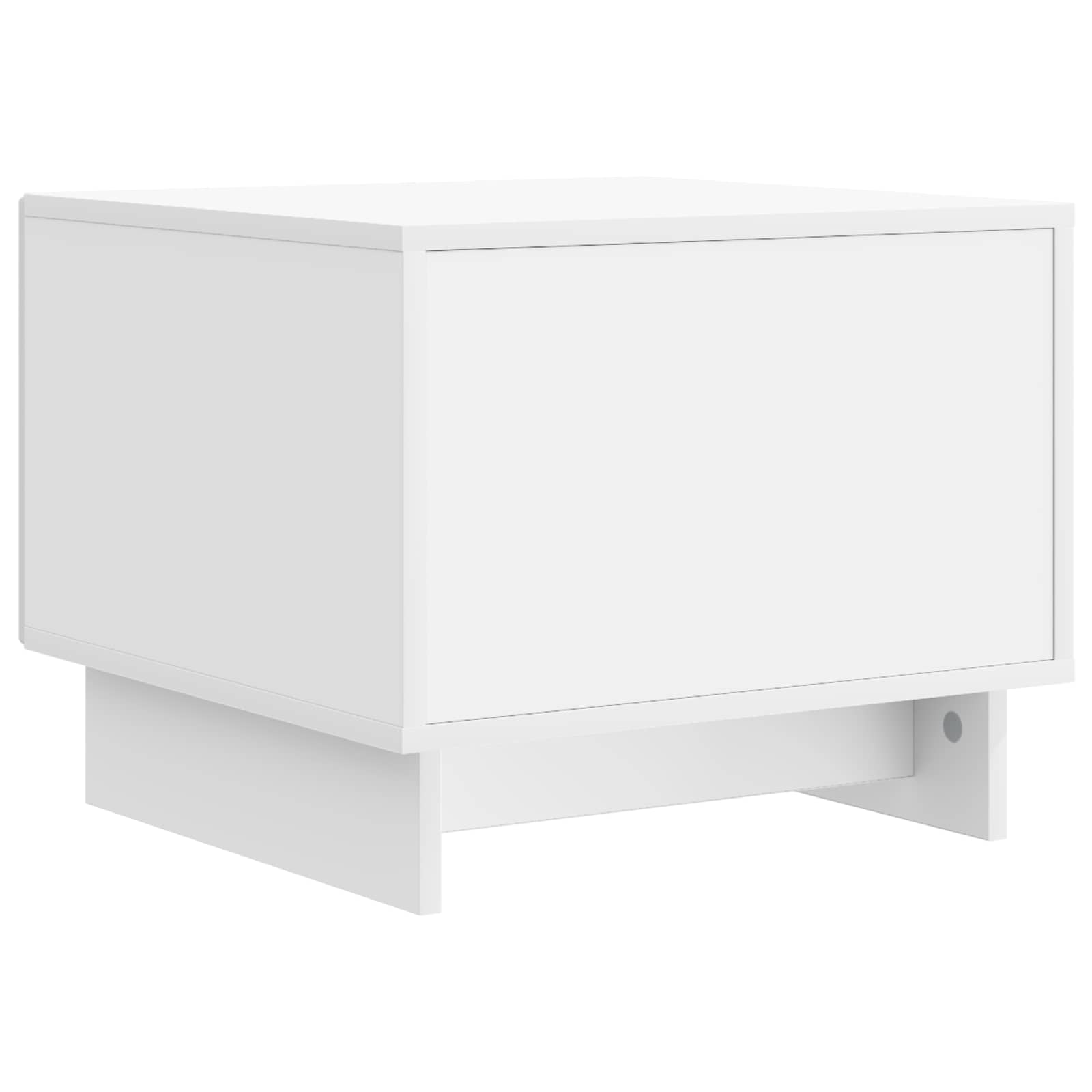 vidaXL Stolik kawowy Biały 49 x 50 x 40 cm Drewno inżynieryjne