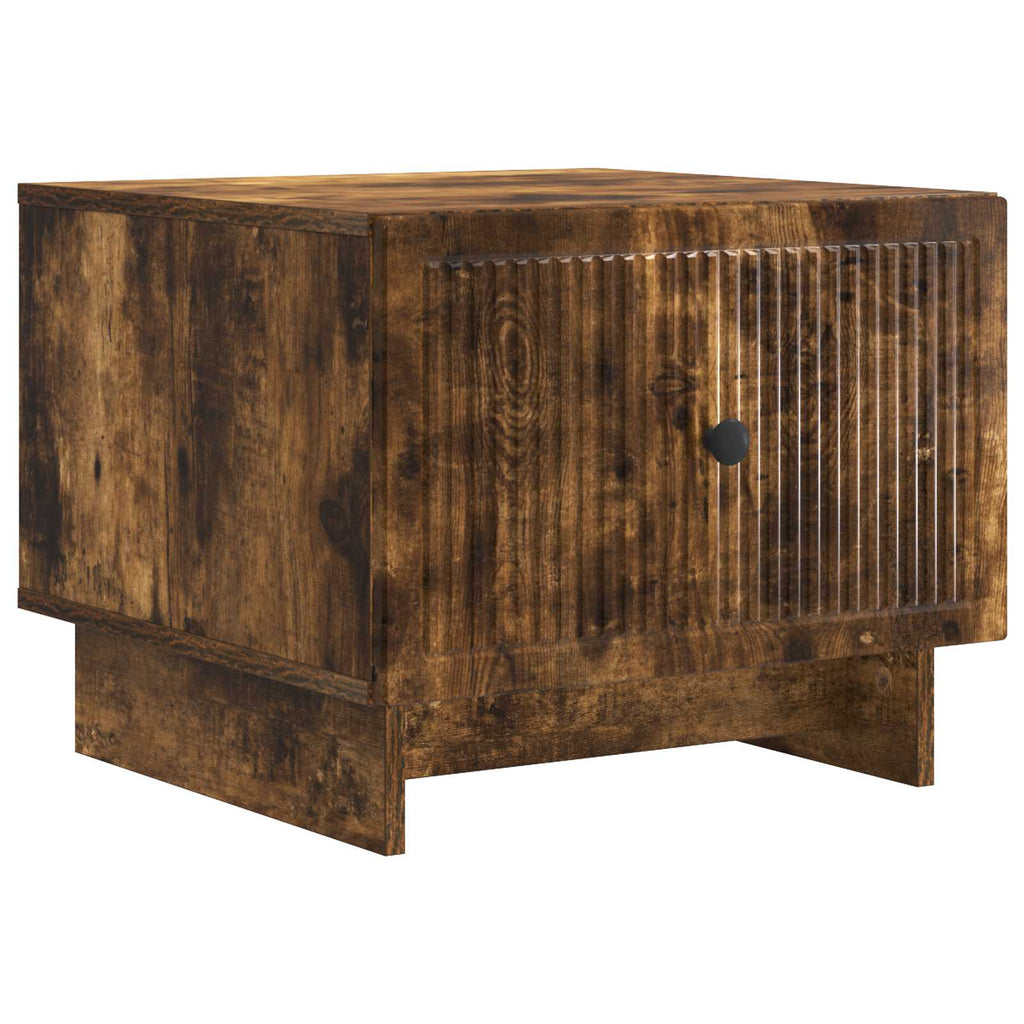 vidaXL Stolik kawowy Dąb wędzony 49 x 50 x 40 cm Drewno inżynieryjne