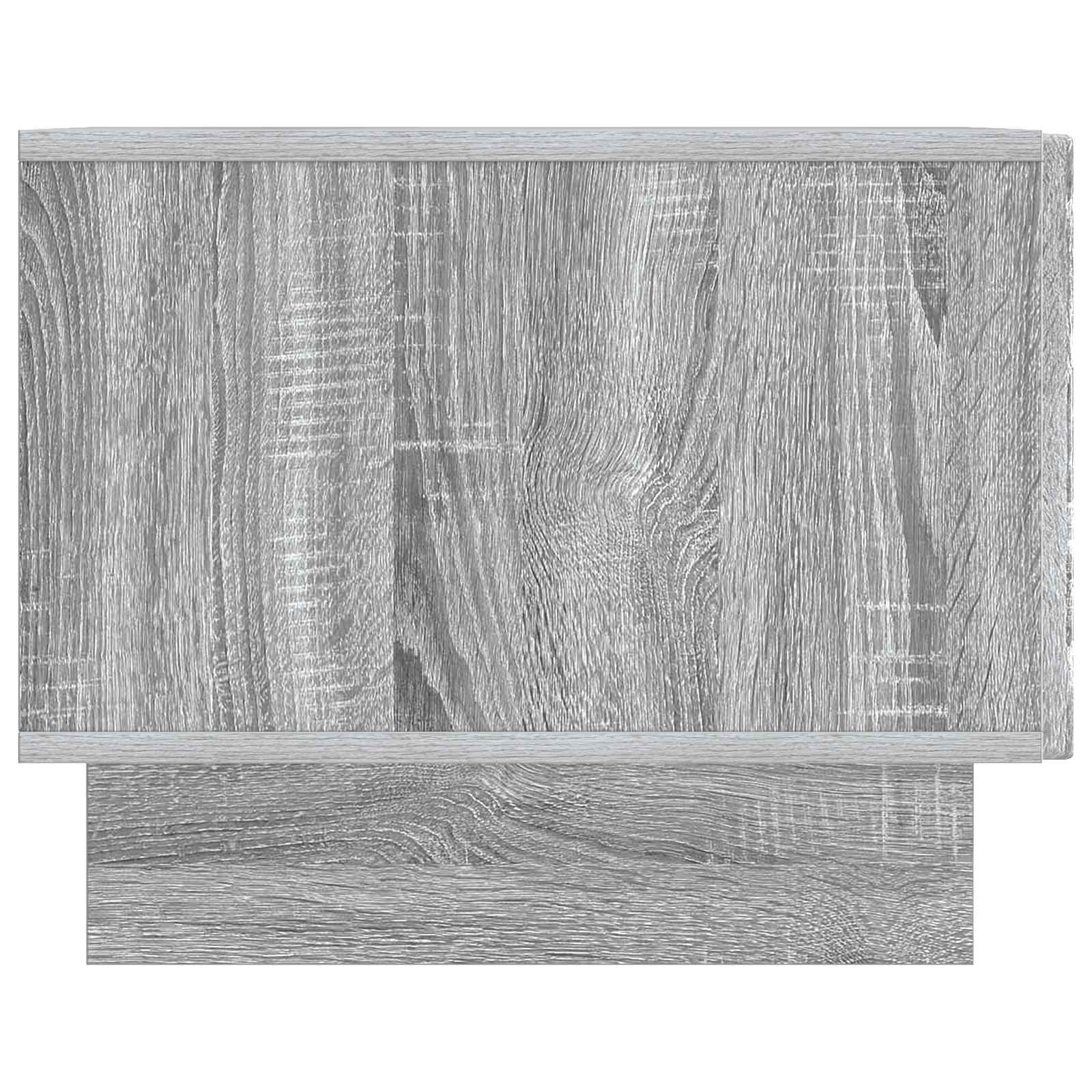 vidaXL Stolik kawowy Szary Sonoma 49 x 50 x 40 cm Drewno inżynieryjne