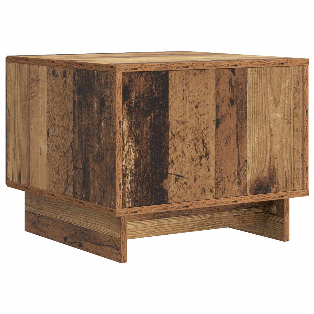 vidaXL Stolik kawowy Stare drewno 49 x 50 x 40 cm Drewno inżynieryjne