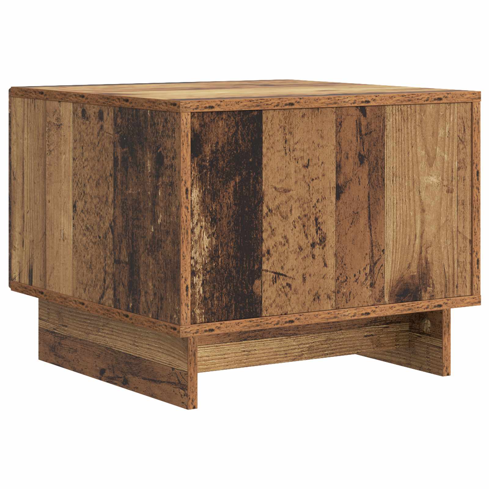 vidaXL Stolik kawowy Stare drewno 49 x 50 x 40 cm Drewno inżynieryjne