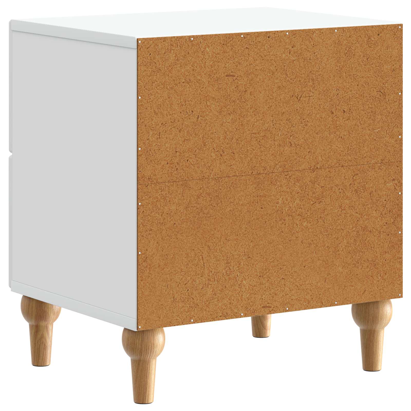 vidaXL Szafka Nocna 2 pcs Biały 43 x 34,5 x 48 cm Drewno inżynieryjne