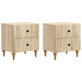 vidaXL Szafka Nocna z szufladą 2 pcs dąb Sonoma 43 x 34,5 x 48 cm